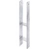 Alberts GAH-Alberts 213626 Staffa portapalo ad H, Acciaio, Largeur 91 mm