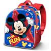 KARACTERMANIA Disney Topolino Stars-Zainetto 3D Elite, Blu, 25 x 30 cm, Capacità 7 L