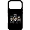 Cool 3 Hip Hop Trio Street Gold Chain Fu Custodia per iPhone 17 Pro Pitbull Pittie Rap Old School Retro Streetwear anni '80 '90 Tre