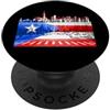 Nuyorican Roots camicia nuyoricana boricua Bandiera nuyoricana di Porto Rico PopSockets PopGrip Adesivo
