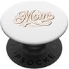 Vintage Mama Shirt Retro Mom Shirt One W Retro Mamma Vintage Mamma Parola Mamma Citazioni Una Parola Mamma PopSockets PopGrip Adesivo