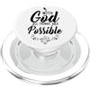 Christ Loves Me Always Christian Inspirational Pop Socket - All Things Are Possible PopSockets PopGrip per MagSafe