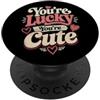 Velora Studio Sei Fortunato Sei Carino Amore Coppia Design PopSockets PopGrip Adesivo