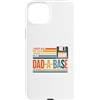 Dad Joke Archive Co Custodia per iPhone 15 Plus Divertenti battute su I Keep Dad in A Dad-A-Base Retro Floppy Disk