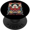 Hannya Oni Mask Aesthetic By TW Hannya Oni Mask Devil Yokai - Maschera giapponese con tatuaggio demone PopSockets PopGrip Adesivo