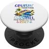 Cozumel 2027 Cruise Vacation Memories Crociera Insieme Cozumel 2027 Nave Dolphin Vacanza PopSockets PopGrip Adesivo