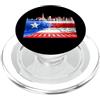 Nuyorican Roots camicia nuyoricana boricua Bandiera nuyoricana di Porto Rico PopSockets PopGrip per MagSafe
