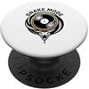 Wu Snake Mode Vinyl Culture Hip Hop Tang Giradischi in vinile Snake Mode Hip Hop DJ Rap Street Art PopSockets PopGrip Adesivo