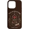 Vintage Rose Book Club Romance Custodia per iPhone 15 Pro Max Libro Club Reader Rose Romance Fiaba Letteratura