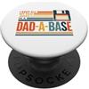 Dad Joke Archive Co Divertenti battute su I Keep Dad in A Dad-A-Base Retro Floppy Disk PopSockets PopGrip Adesivo