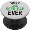 Cute Deer Family Apparel Il miglior papà di cervo di sempre PopSockets PopGrip Adesivo