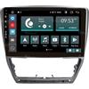Jf Sound car audio system Autoradio Android JF-031SO-X9C compatibile con SKODA Octavia 2004-2014 | CarPlay e Android Auto | GPS | DAB+ |10 pollici HD | Prodotto in Italia