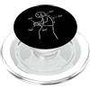 Ow Ow Ow Stickman Chronic Pain Awareness Ow Ow Ow Funny Stickman Humorous Consapevolezza del dolore cronico PopSockets PopGrip per MagSafe