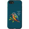 Tokyo Toons Custodia per iPhone SE (2020) / 7/8 Martin Pescatore Uccello Tropicale di Frutta Colorata