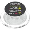Whyitsme Design Scherzo divertente per lavori a maglia, con pecore PopSockets PopGrip per MagSafe