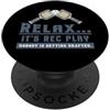 InGENIUS Camicie e regali divertenti per Divertente Giocatore di Pickleball Rilassati Il suo gioco PopSockets PopGrip Adesivo