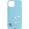 Whyitsme Design Custodia per iPhone 15 Plus Disegno divertente del filato di pecora, maglieria