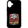 Haflinger Horse Humor Stable Crew Co. Custodia per iPhone 16 Plus La citazione di Horse Haflinger FUNZIONERÀ PER LE MELE