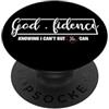 Christ Loves Me Always Christian Inspirational Art Pop Socket - God Fidence PopSockets PopGrip Adesivo