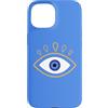 AuraStitch Custodia per iPhone 15 Evil Eye | Grafica di protezione Nazar | Estetica mistica