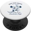 Iron Roo Fitness Muscolare Canguro Squat Palestra Motivazione PopSockets PopGrip Adesivo
