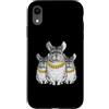Cool 3 Hip Hop Trio Street Gold Chain Fu Custodia per iPhone XR Chinchilla Rap Old School Retro Streetwear anni '80 '90 Tre