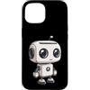 Robots, Space Tech and Robotics Custodia per iPhone 15 Carino Robot, Bambini Robot