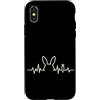 Jimbeels Custodia per iPhone X/XS Coniglio Battito Carota