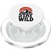 Adventure Graphics Studio Grafica retrò Mountain Sunset Explorer PopSockets PopGrip per MagSafe