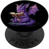 Enchantment House Press Drago Simpatico Legge Libro - Fantasy PopSockets PopGrip Adesivo