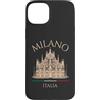 Italian Souvenir Cathedral Milan Italy D Custodia per iPhone 15 Plus Milano Italia Cattedrale Architettura
