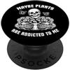 Magliette e regali InGENIUS Gardener Divertente Scheletro Giardiniere Piante Dipendenti Halloween PopSockets PopGrip Adesivo