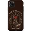 Vintage Rose Book Club Romance Custodia per iPhone 11 Pro Max Libro Club Reader Rose Romance Fiaba Letteratura