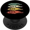 Lustige Legendäre Geburtstags Designs Compleanno design leggendario dal luglio 1972 retrò PopSockets PopGrip Adesivo