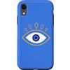 AuraStitch Custodia per iPhone XR Evil Eye | Grafica di protezione Nazar | Estetica mistica
