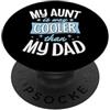Aunt To Be Pregnancy Announcement Party Mia zia è molto più figa di mio padre PopSockets PopGrip Adesivo