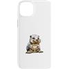 Timowo Studio Custodia per iPhone 14 Plus Ritratto Astratto di Lontra