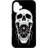generic Custodia per iPhone 16 Plus Black Widow Spider Skull Gothic
