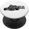 Jeff Hobrath Eat My Dust - Canna da strada vintage per topi con design di auto PopSockets PopGrip Adesivo