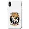 Animal Dog Lover Gifts Custodia per iPhone X/XS Evolution Of The Jack Russell Terrier