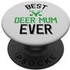 Cute Deer Family Apparel La migliore mamma di cervi di sempre PopSockets PopGrip Adesivo