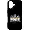 Cool 3 Hip Hop Trio Street Gold Chain Fu Custodia per iPhone 17 Platypus Rap Old School Retro Streetwear anni '80 '90 Tre