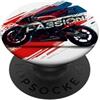 LCS Lion Cool Soul Ride With Passion Moto Championship Race Day Tee PopSockets PopGrip Adesivo