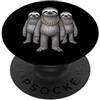 Cool 3 Hip Hop Trio Street Gold Chain Fu Bradipo Rap Old School Retro Streetwear 80s 90s Tre PopSockets PopGrip Adesivo