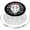 Maschera Volpe Vintage Stile Tatuaggio G Kitsune Maschera Volpe 9 Code Stile Tatuaggio Giapponese PopSockets PopGrip per MagSafe