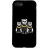 Cool 3 Hip Hop Trio Street Gold Chain Fu Custodia per iPhone SE (2020) / 7/8 Ferret Rap Old School Retro Streetwear 80s 90s Tre