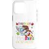 Mode Art 100 Days of School Gift Idea St Custodia per iPhone 16 Pro Blasting Through 100 Days of School Idea Regalo Outfit Studente