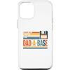 Dad Joke Archive Co Custodia per iPhone 12/12 Pro Divertenti battute su I Keep Dad in A Dad-A-Base Retro Floppy Disk