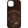 Vintage Rose Book Club Romance Custodia per iPhone 14 Plus Libro Club Reader Rose Romance Fiaba Letteratura