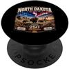 North Dakota U.S.A. 250th Anniversary by USA 250° Anniversario North Dakota Pride PopSockets PopGrip Adesivo